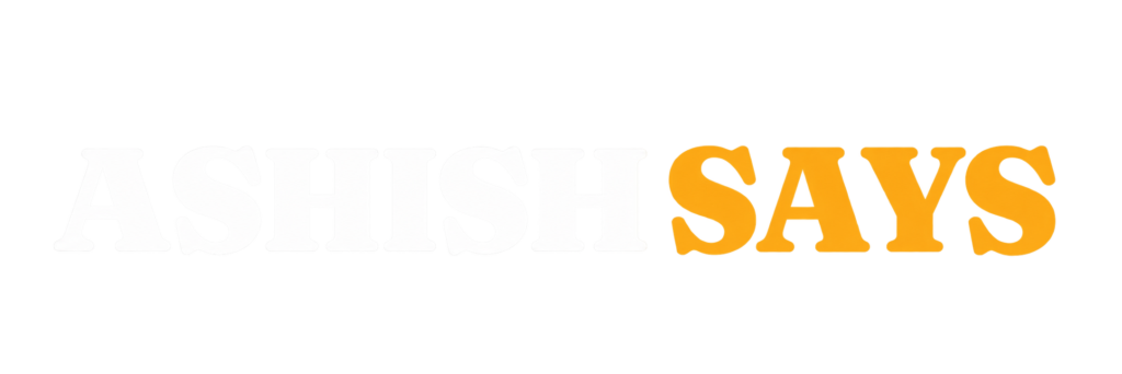 Ashish Says Logo for Footer