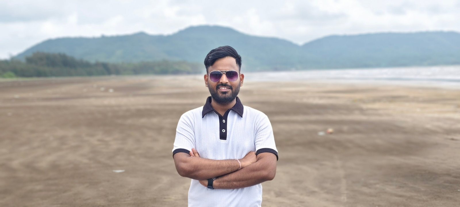 Ashish on Beach image clear one